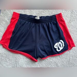PINK Victoria's Secret Navy Blue Washington Nationals Gym Athletic Shorts Small